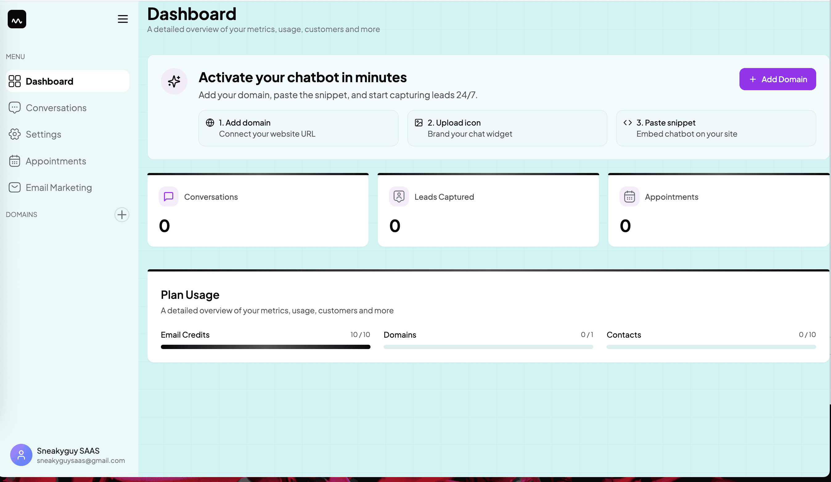 BookmyLead AI Dashboard